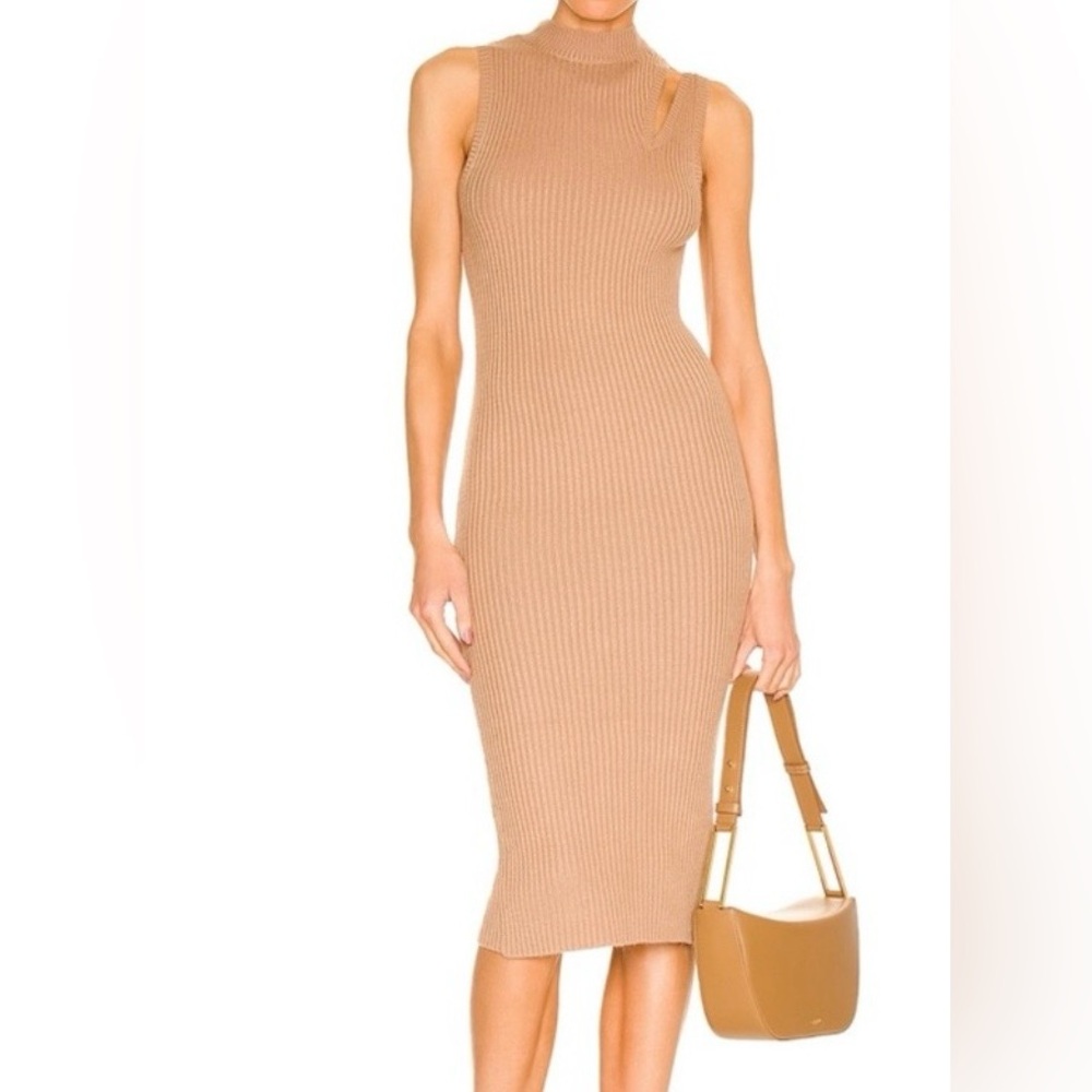 ASTR the Label Tan Crawford Sweater Dress, Size XS